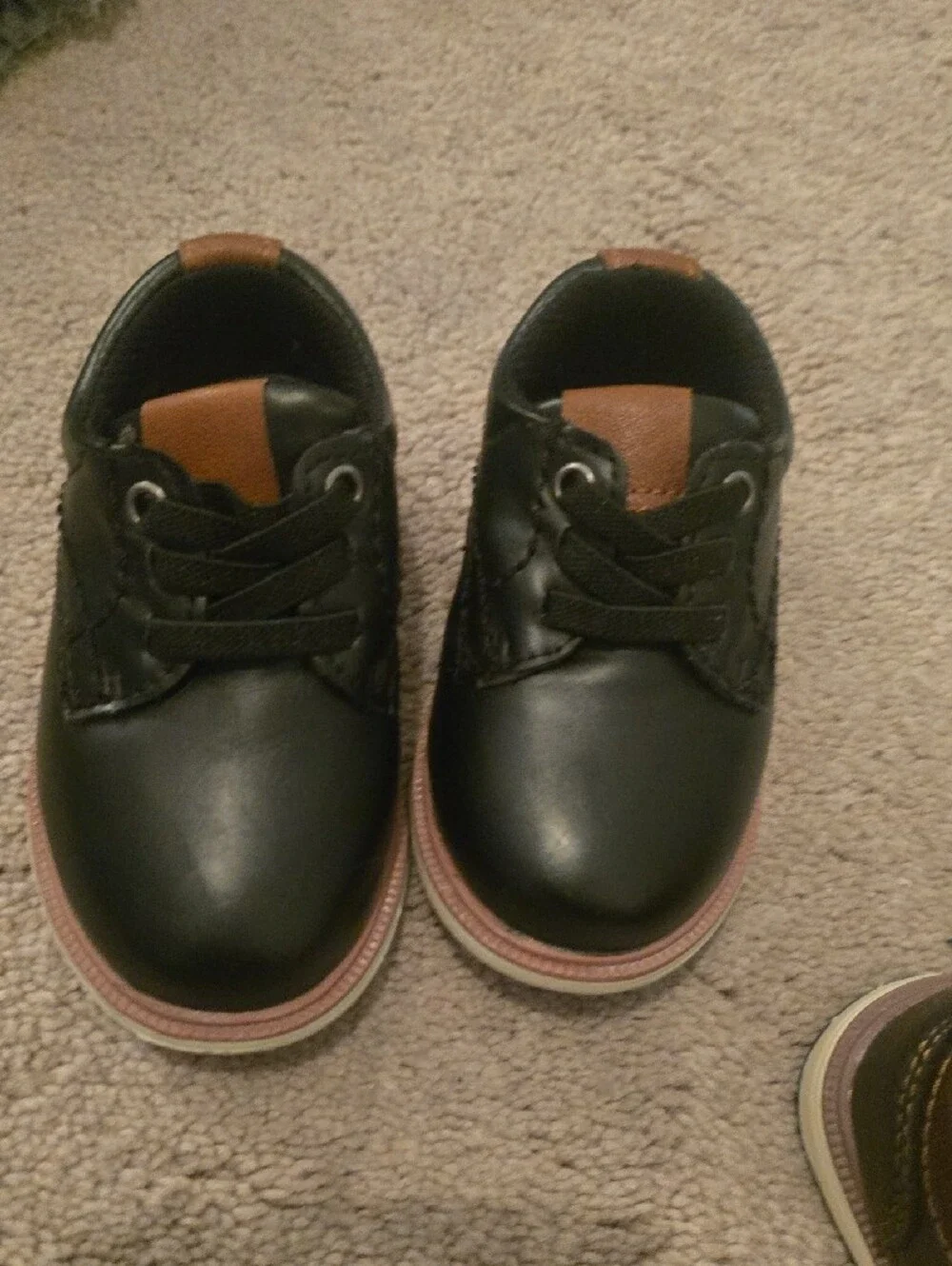 Mix No. 6 Kids Lace-Up Dress Shoes in Black and Brown [2 Pair, Size 5]